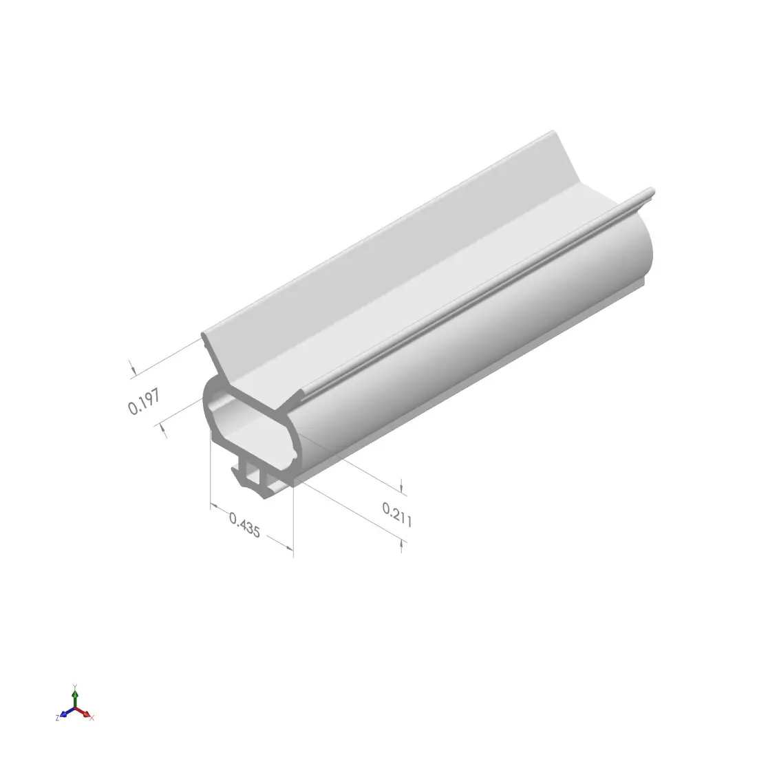 Rubber Bulb Weatherstrip 10008