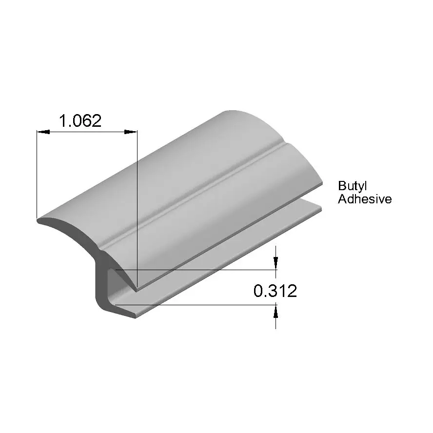 Windshield - Finish Edge 13101