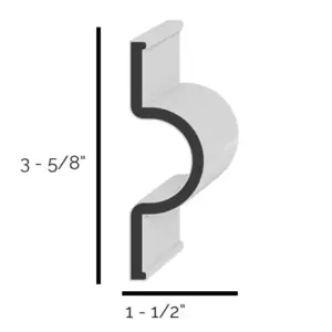 'C' Shape Dock Bumper 3270