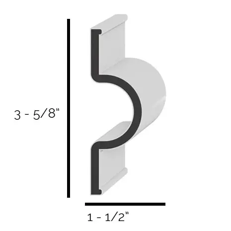 'C' Shape Dock Bumper 3270