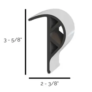 'P' Shape Dock Bumper 3261
