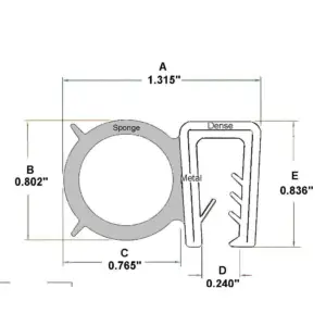 Trim Co-Extrusion 6mm