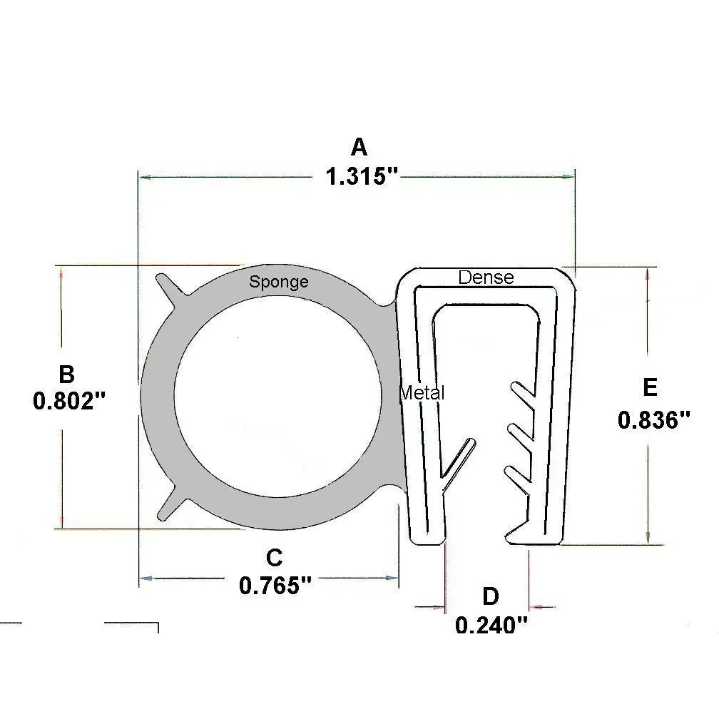 Trim Co-Extrusion 6mm
