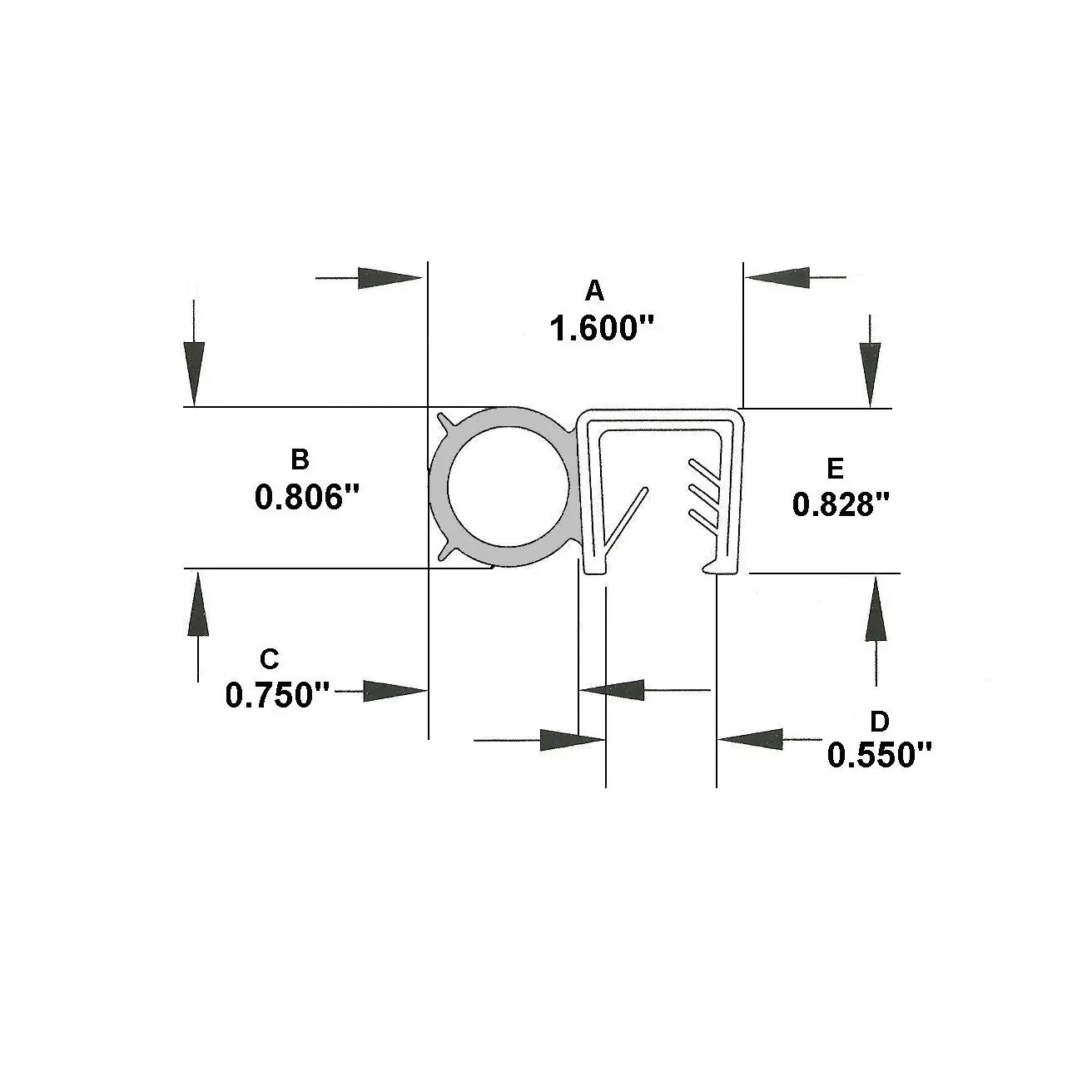 Trim Co-Extrusion 15mm